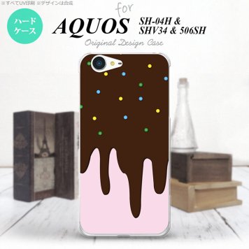【SH04H】【スマホケース/スマホカバー】【アクオス ゼータ】SH04H スマホケース AQUOS ZETA SH04H カバー アクオス ゼータ アイス ピンク nk-sh04h-347【メール便送料無料】