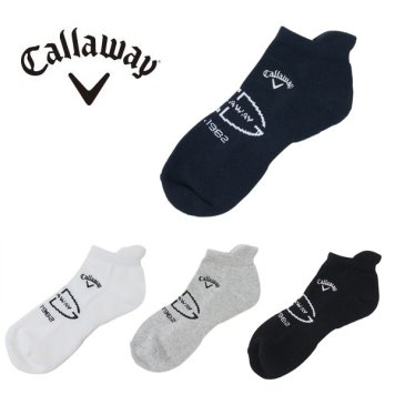 キャロウェイ ゴルフ ソックス メッシュアンクルソックス メンズ Callaway Golf C25193102【2025年春夏モデル】 お誕生日祝い お祝い 記念品 お父さん 父の日 彼氏 男性 30代 40代 50代 60代 還暦祝い 敬老の日  人気プレゼント プレゼント