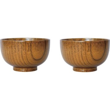 冬の贈り物ご挨拶  食洗機対応 京型汁椀2Pセット 山中塗 直径11×6.8cm
