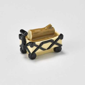 セトクラフト 箸置き セット キャンプギア ミニチュア 陶器製 おしゃれ かわいい カート ボックス 丸太 3点セット テーブルウェア キッチン雑貨 食卓 演出 キャンプ好き ギフト プレゼント