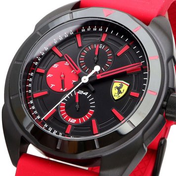 Scuderia Ferrari 腕時計 スクーデリア フェラーリ 時計 ウォッチ フォルツァ Forza メンズ レッド 0830576 海外モデル [並行輸入品] 誕生日 プレゼント ギフト 入学祝い 社会人 新生活 母の日 父の日