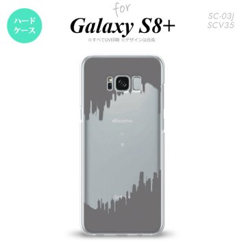 【SC03J】【スマホケース/スマホカバー】【ギャラクシーS8+】SC03J スマホケース Galaxy S8+ SC-03J カバー ギャラクシーS8+ イラストデザイン（B） グレー nk-sc03j-195【メール便送料無料】