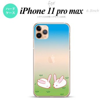 iPhone11ProMax iPhone11pro max スマホケース ハードケース ウサギ メンズ レディース nk-i11pm-865
