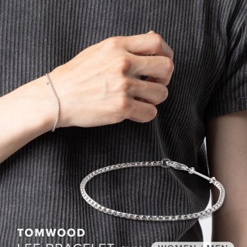 トムウッド TOM WOOD LEE BRACELET SLIM リー ブレスレット スリム 101493 レディース メンズ ユニセックス アクセサリー シルバー