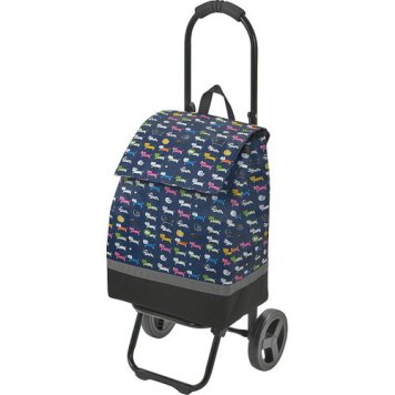【送料無料・包装無料・のし無料】シャルミス ネコ柄ショッピングカート ネイビーブルー 15-5038-80(A3) ギフト 敬老の日 入学祝い 卒業祝い 就職祝い 結婚祝い 誕生日 出産祝い 引越祝い 香典返し 新盆 初盆 御礼 お中元 内祝い 快気祝い ご挨拶 志 法事