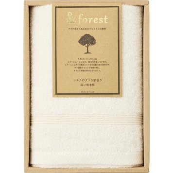 冬の贈り物ご挨拶  &forest フェイスタオル 34×80cm