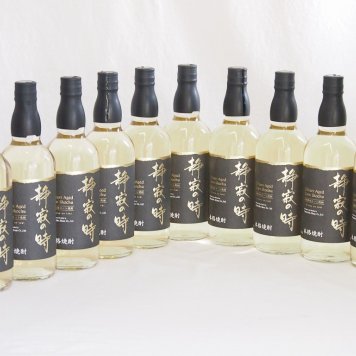 10本セット(100％とうもろこし樫樽長期貯蔵焼酎 静寂の時25度(宮崎県)) 720ml×10本