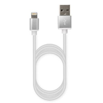 カシムラ USB充電&同期ケーブル 1.2m 2.4A LN BK-AL KL-39