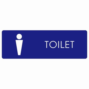 トイレ 案内 シール 男 F2 長方形 ドア 防水 屋内 屋外 サインステッカー ピクトサイン トイレマーク表示 案内 注意 施設 御手洗 TOILET おしゃれ シンプル 安全対策
