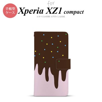 【手帳型 スマホ カバー ケース】【SO02K】【エクスペリア XZ1】手帳型 ケース SO-02K スマホ カバー Xperia XZ1 Compact エクスペリア アイス ピンク nk-004s-so02k-dr347【メール便送料無料】