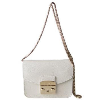 フルラ FURLA メトロポリス クロスボディー ミニ ショルダーバッグ PETALO アイボリー 820677  送別会 誕生日 お中元 敬老の日 結婚祝い 結婚式 高級 父の日 母の日 即日発送