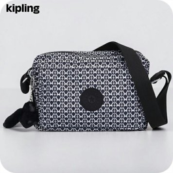 キプリング ショルダーバッグ レディース ブランド Kipling アバヌ M KI6237-DD2 Signature Print