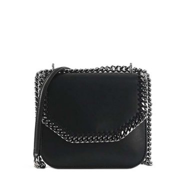 ステラ・マッカートニー STELLA McCARTNEY バッグ 2WAY ファラベラ ボックス ミディアム 斜めがけバッグ 斜めがけショルダーバッグ 斜めがけバック 斜めがけショルダーバック ブラック 黒 シルバー ステラマッカートニー ステラ マッカートニー チェーンバッグ 斜めがけ 40代