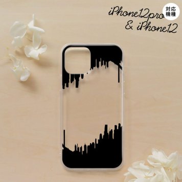 iPhone12/iPhone12pro iPhone12 / iPhone12pro スマホケース ソフトケース ホラー 黒 メンズ レディース nk-i12-tp194