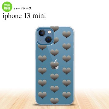 iPhone13mini iPhone13 mini ケース ハードケース ハート A グレー  nk-i13m-016