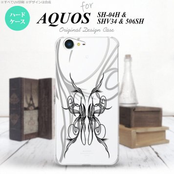 【SH04H】【スマホケース/スマホカバー】【アクオス ゼータ】SH04H スマホケース AQUOS ZETA SH04H カバー アクオス ゼータ ピンスト line×黒 nk-sh04h-1235【メール便送料無料】