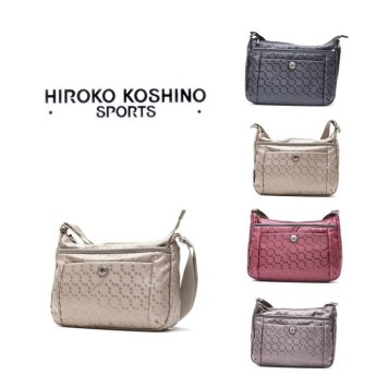 HIROKO KOSHINO SPORTS ヒロココシノスポーツ 横型ショルダー(S) HSBP3930 斜め掛け 鞄 カバン バッグ 超軽量 旅行 レディース 女性 おしゃれ 人気 母の日 