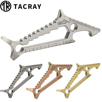 TACRAY タックレイ チタン合金製 マルチツール チタニウム 軽量 栓抜き 定規 ドライバー 六角レンチ サメ 金属 丈夫 携帯 ブランド メンズ 男性 ギフト プレゼント おしゃれ SHARK MULTI TOOL