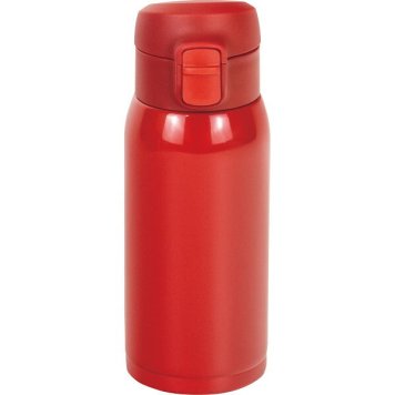 【ギフト対応無料】モテコ ワンタッチ栓マグボトル(350ml) レッド (RH-1672) ※送料無料(北海道・沖縄は除く)