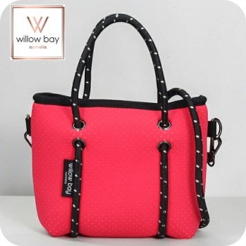 ウィローベイ ショルダーバッグ レディース ブランド WILLOWBAY ブティックタイニー マザーズバッグ  2WAY FUCHSIA PINK