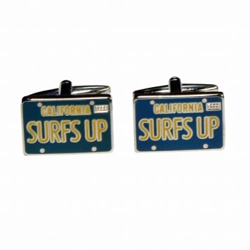鎌倉カフス工房 Surf's Up カフスボタン・カフリンクス メンズ  ca002 結婚式 旦那 プレゼント ギフト 彼氏 父の日 誕生日プレゼント