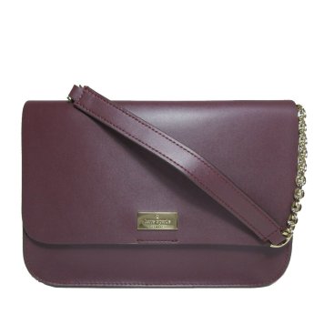 ケイト・スペード アウトレット kate spade ショルダーバッグ WKRU5202-502 lizz / putnam drive レザー 肩がけ チェーン ショルダー　deep plum/sugared plum(502)：ワイン系