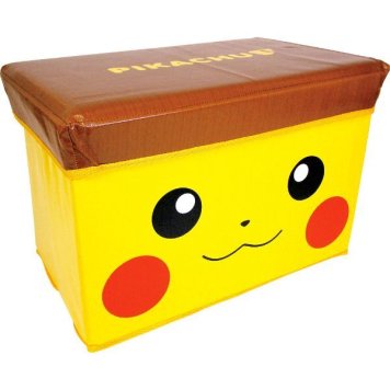 ポケモン ピカチュウ ポケットモンスターストレージＢＯＸピカチュウ／フェイス スツール イエロー
