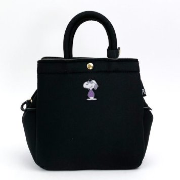 スヌーピー PEANUTS IPBRPlielePeanuts7Z ミニトートバッグ ブラックルートート