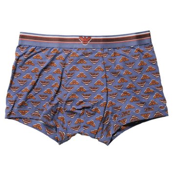 エンポリオアルマーニ：BOLD ALL OVER EAGLE ボクサーパンツ (ヴィンテージ・インディゴ)[ボクサーパンツ/ 男性下着/ メンズインナー/人気ブランド/おすすめギフト/誕生日プレゼント/メンズファッション]