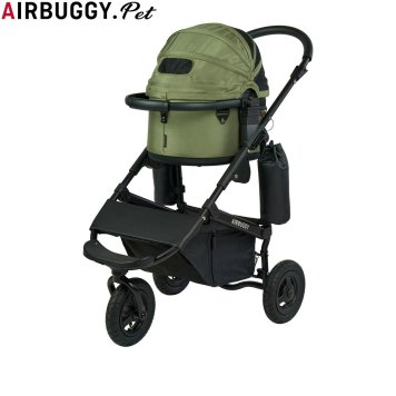 エアバギー フォー ペット AIRBUGGY FOR PET ペットカート ドーム3 セット ブラックフレーム スモール モスグリーン