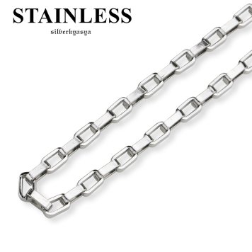 ステンレス ベネチアンチェーンネックレス ボックスチェーン スクエア 幅2mm 3mm 長さ40cm 45cm 50cm 60cm