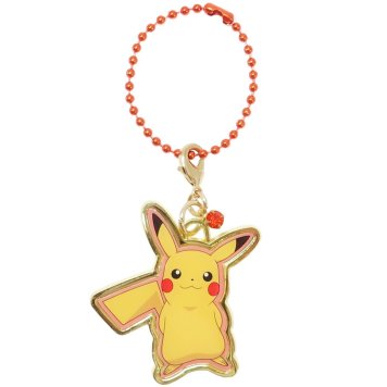 【キーホルダー】【1月】【ガーネット】ポケモン 誕生石カラーキーホルダー ピカチュウ