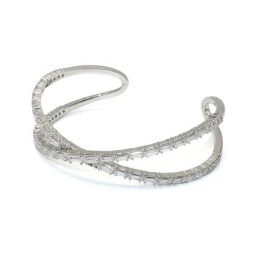 スワロフスキー swarovski ブレスレット Hyperbola バングル 5677626 ハイパーボラ アクセサリー レディース シルバー 海外正規品