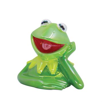 エネスコ enesco. ディズニーショーケース Disney Showcase カーミット ザ フロッグ バンク 貯金箱 雑貨 置物 6017741 カエル 蛙 インテリア