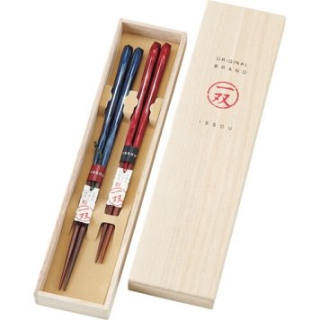 【送料無料・包装無料・のし無料】若狭塗 箸2膳 田園 26648(A4) ギフト 敬老の日 入学祝い 卒業祝い 就職祝い 結婚祝い 誕生日 出産祝い 引越祝い 香典返し 新盆 初盆 御礼 お中元 内祝い 快気祝い ご挨拶 志 法事