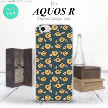 【SH03J】【スマホケース/スマホカバー】【アクオス R】SH03J スマホケース AQUOS R SH-03J カバー アクオス R つばき 紺 nk-sh03j-1703【メール便送料無料】