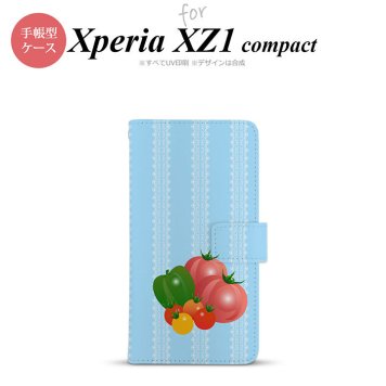 【手帳型 スマホ カバー ケース】【SO02K】【エクスペリア XZ1】手帳型 ケース SO-02K スマホ カバー Xperia XZ1 Compact エクスペリア トマト nk-004s-so02k-dr666【メール便送料無料】