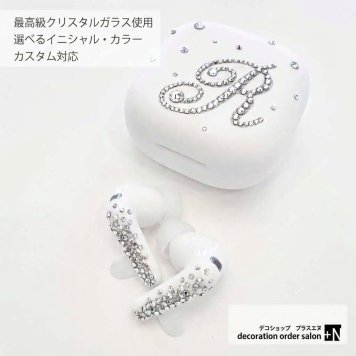 ワイヤレスイヤホン アクティブノイズキャンセリング マルチポイント接続 最大50時間再生 PSE技術基準適合 付けてるだけで可愛い キラキラ 最新モデル Bluetoothイヤホン 選べるイニシャル 選べるスワロフスキーカラー プレゼントにもおすすめ キラキラ 可愛い Anker Soundcore P31i (Bluetooth 6.1)