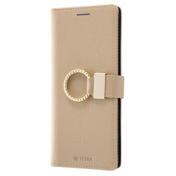 レイ・アウト 【メール便での発送商品】 Xperia 10 II 手帳 TETRA リング付/モカ RT-RXP10TBC5/M-MO