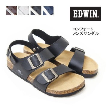 EDWIN エドウィン メンズ サンダル コンフォート フットベット eb1002