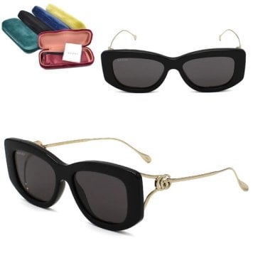 GUCCI サングラス グッチ GG1566S-001 サングラス グローバルフィット ブラック グレー メンズ レディース ユニセックス