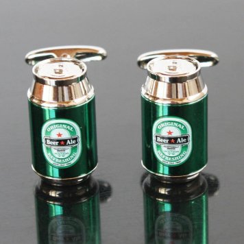 鎌倉カフス工房 缶ビールカフスボタン・カフリンクス メンズ  cf862 結婚式 旦那 プレゼント ギフト 彼氏 父の日 誕生日プレゼント