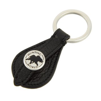 ハンティングワールド HUNTING WORLD キーリング キーホルダー 591-300 KEY FOB キーフォブ ブラック