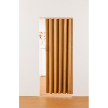 フルネス つっぱりタイプ木目調アコーディオンドア 100×174cm(ミディアム) L4022