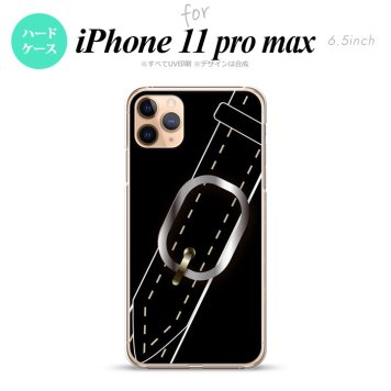 iPhone11ProMax iPhone11pro max スマホケース ハードケース ベルト 黒 メンズ レディース nk-i11pm-326