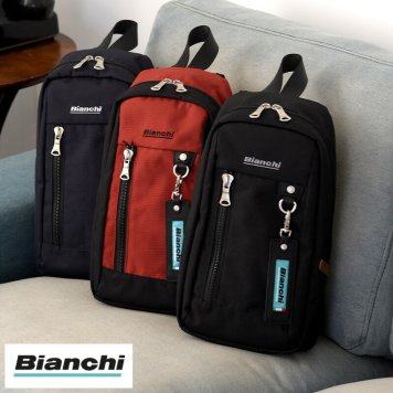Bianchi ボディバッグ 縦型 Ricamo