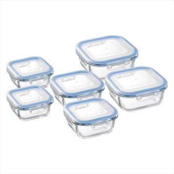 レッシュ 耐熱ガラス容器6点セット　 ME-7400  内祝 内祝い お祝 御祝 記念品 出産内祝い プレゼント 快気祝い 粗供養 引出物