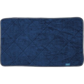 冬の贈り物ご挨拶  タオルバスマット 乾度良好R ネイビー 約35×60cm