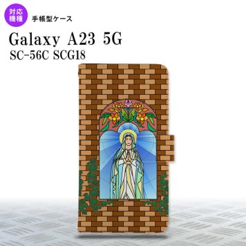 Galaxy A23 GalaxyA23 手帳型スマホケース カバー マリア様 ベージュ 2022年 10月発売 nk-004s-a23-dr1502