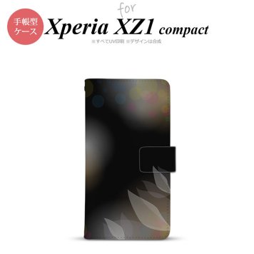 【手帳型 スマホ カバー ケース】【SO02K】【エクスペリア XZ1】手帳型 ケース SO-02K スマホ カバー Xperia XZ1 Compact エクスペリア ぼかし模様 黒 nk-004s-so02k-dr1595【メール便送料無料】